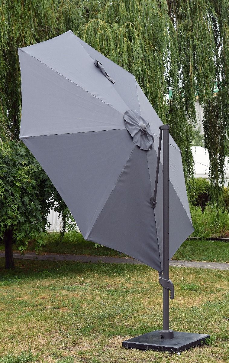 Parasol ogrodowy Burgess 350 cm - spersonalizowany i regulowany