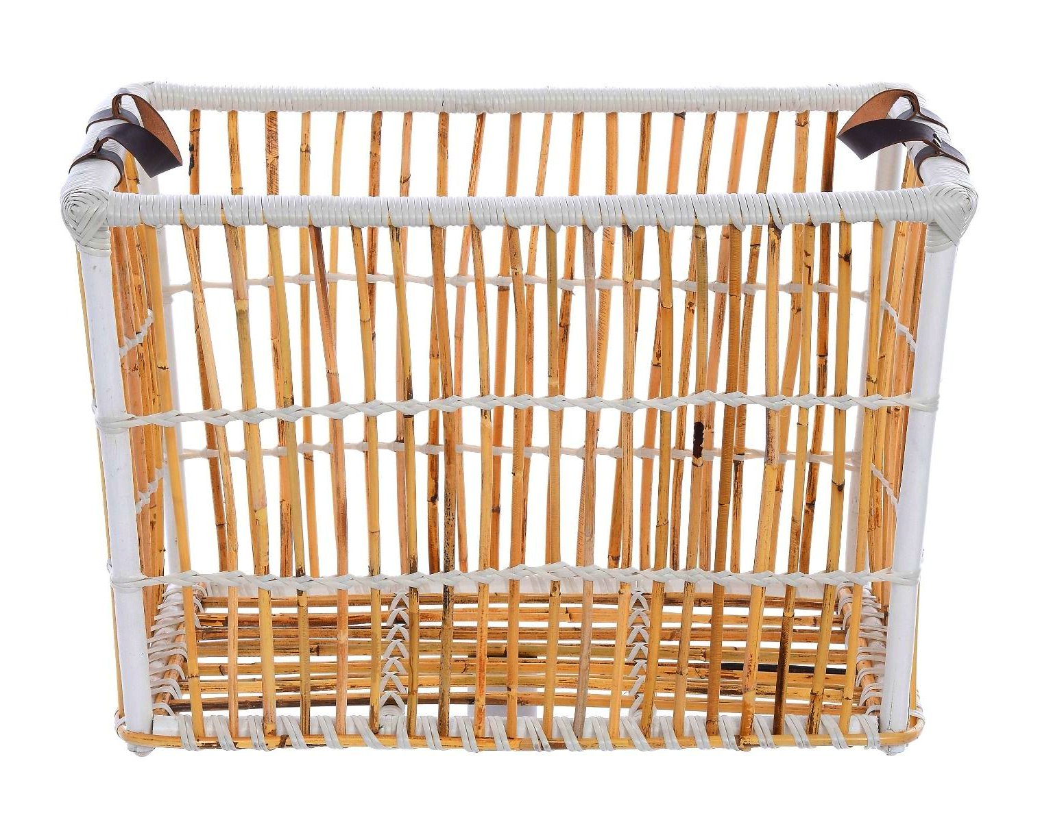 Uroczy wiklinowy koszyk w kształcie króliczka