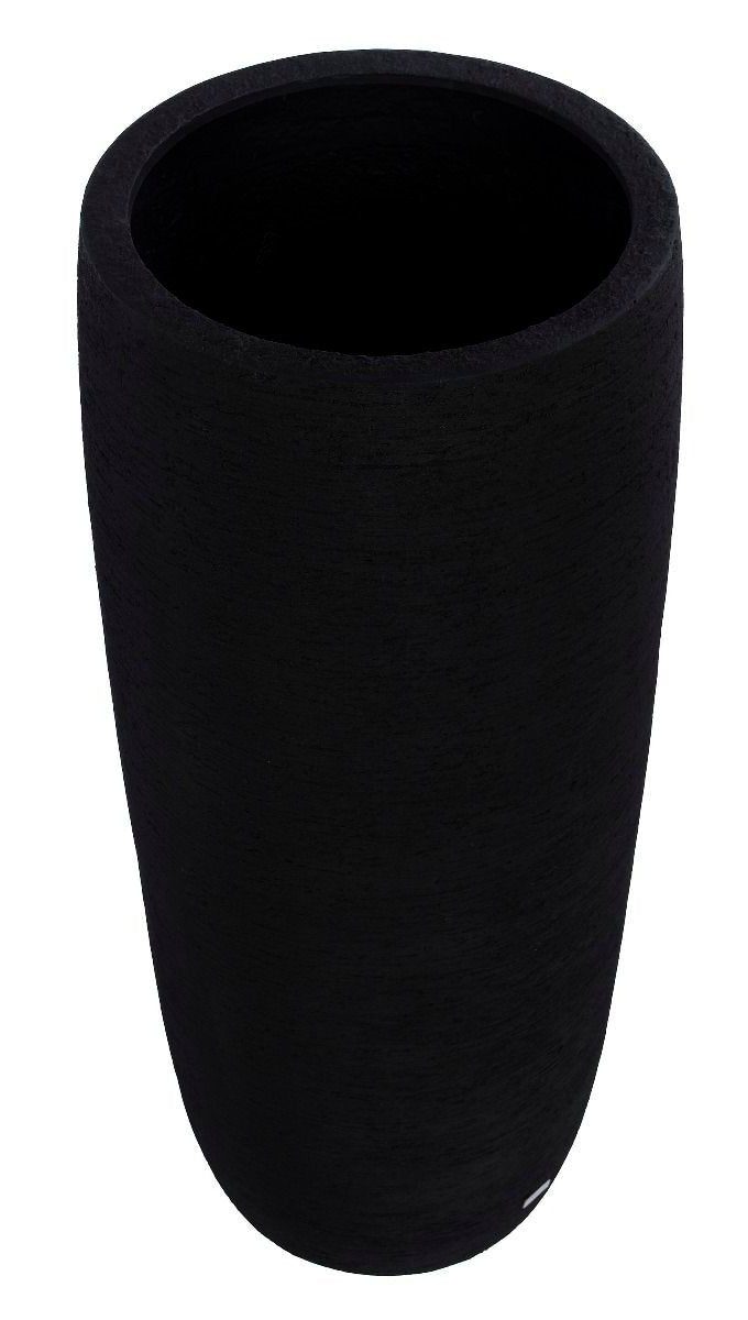 Niedroga doniczka Zaniyah w minimalistycznej czerni