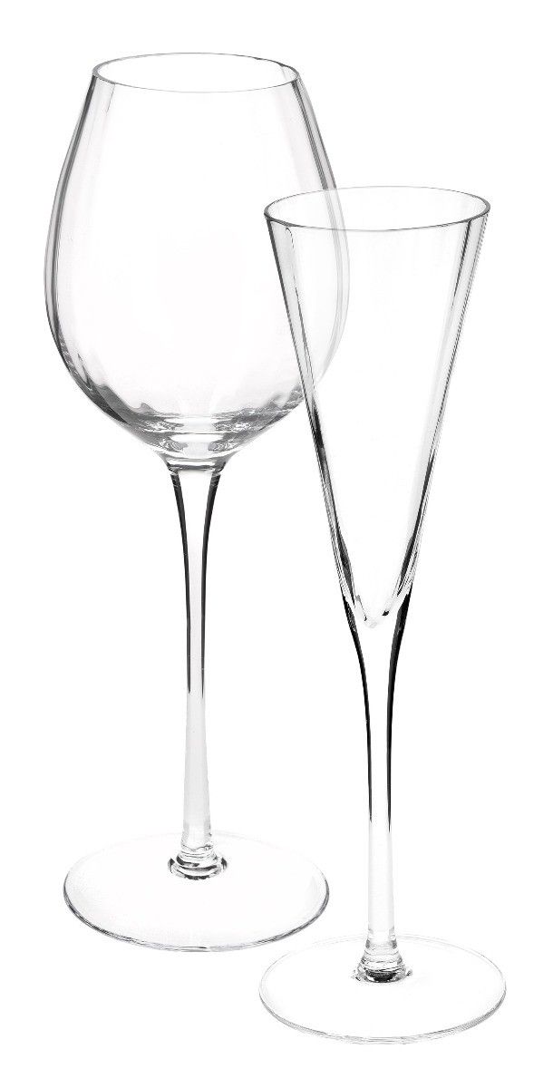 Stylowy kieliszek do wina w szarym odcieniu, pojemność 280 ml
