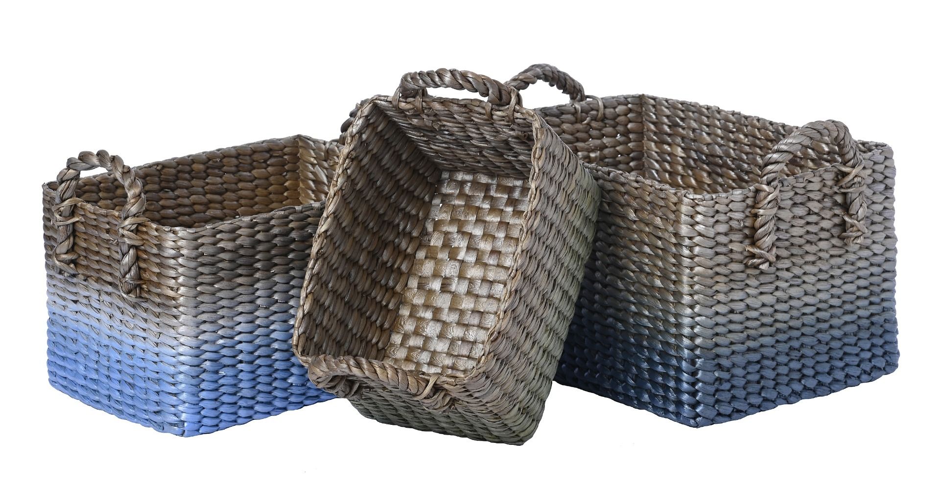 Spersonalizuj swój wiklinowy kosz Keegan L 42 x 31 x 25 cm