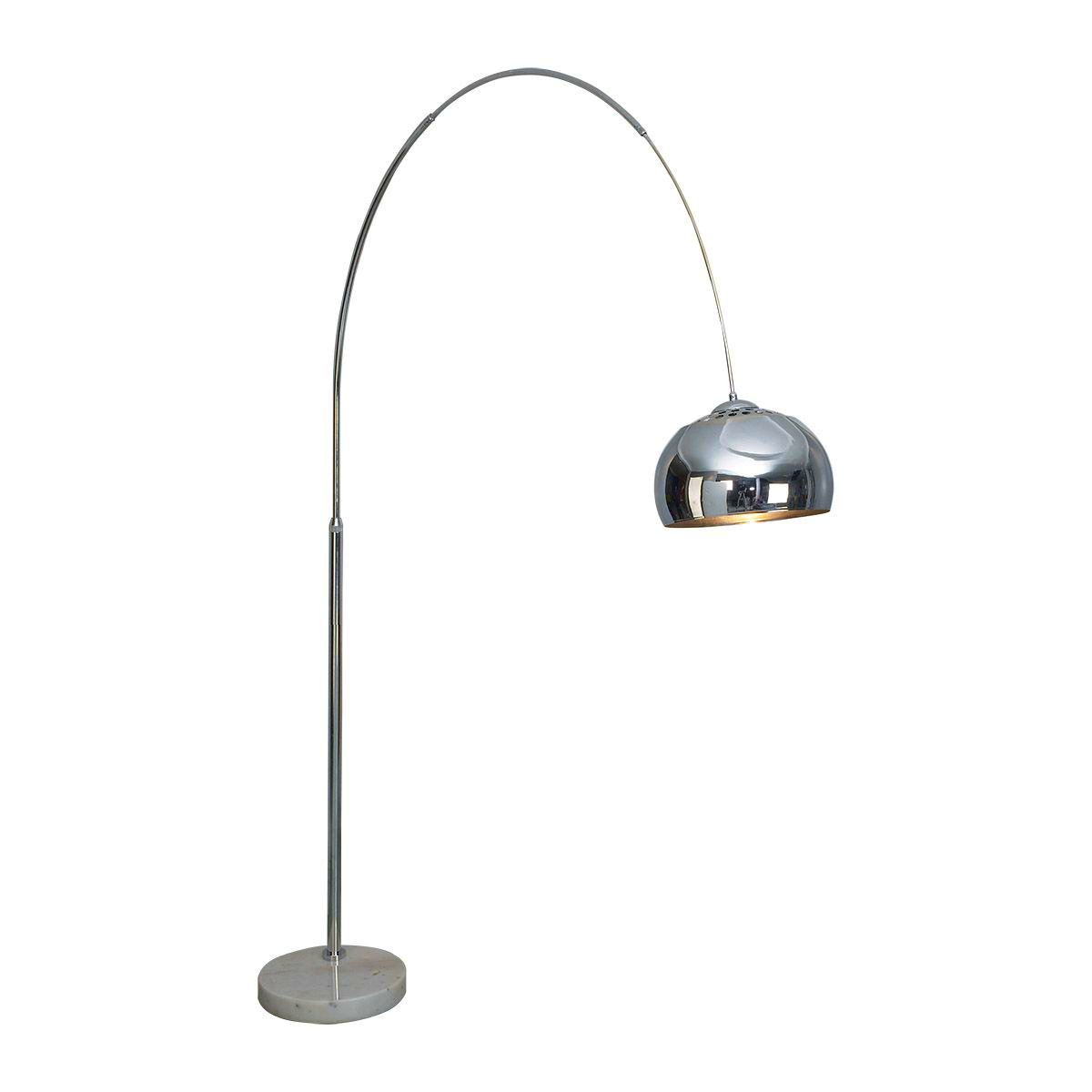 Elegancka, chromowana lampa podłogowa, którą można dostosować do swojego stylu i budżetu. Idealny do każdego pomieszczenia w domu lub hotelu.