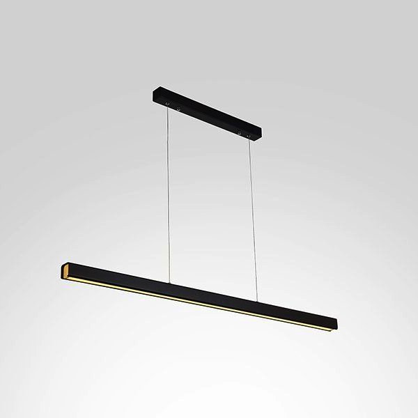 Personalizowana lampa wisząca Alijah, czarna, 100 cm, 4000K - kup teraz!
