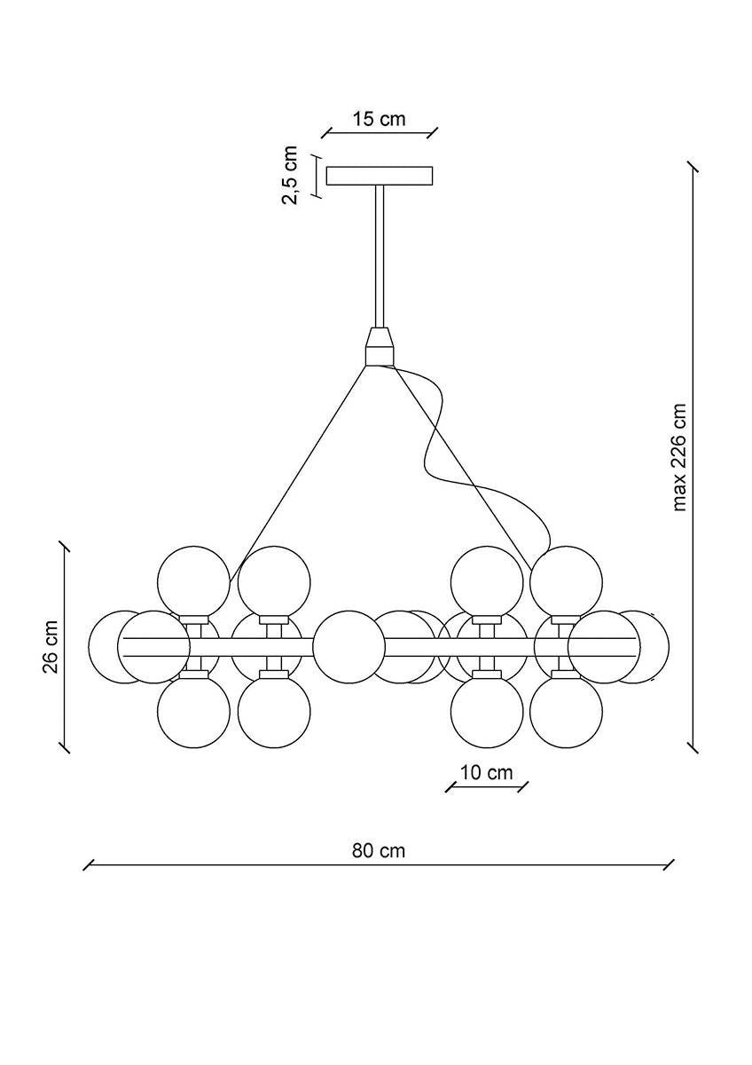 Stwórz luksusową atmosferę dzięki tej lampie