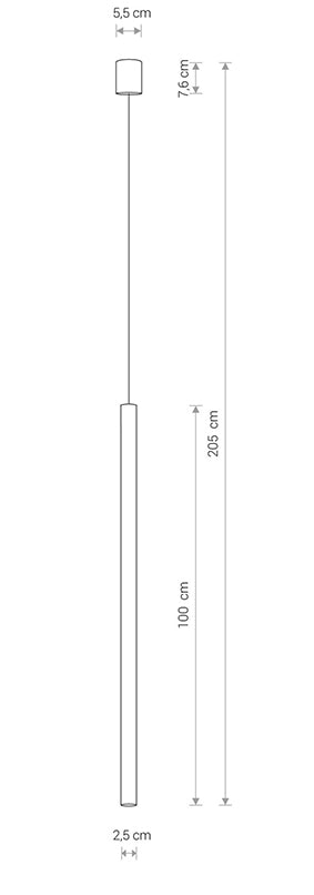 Lampa wisząca Halle w kolorze zielonym