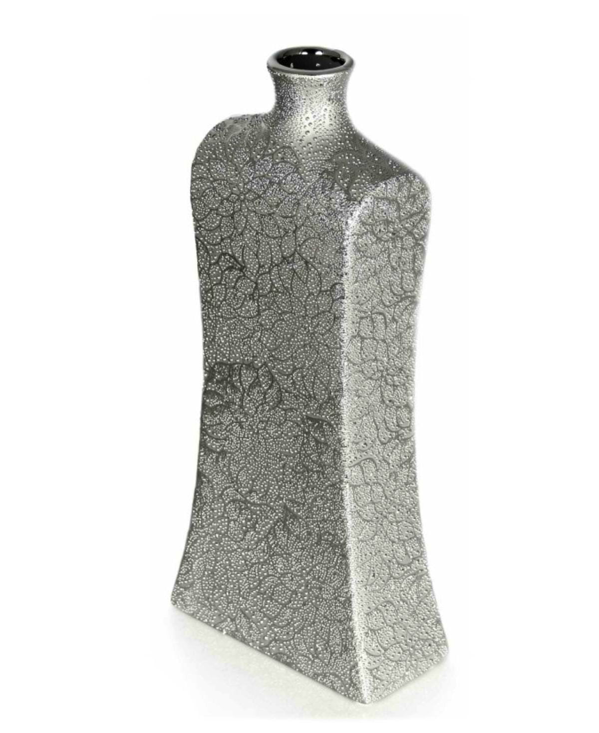 Elegancki szklany wazon Henderson o wymiarach 14x7x33 cm. Idealny do dodania stylu do wystroju wnętrza.