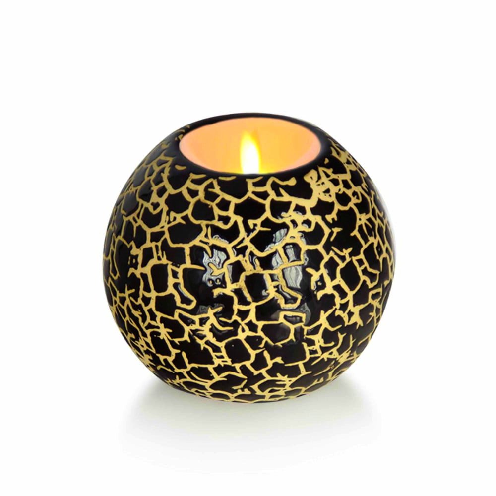 Ceramiczny świecznik o średnicy 13 cm o eleganckim, smukłym wyglądzie