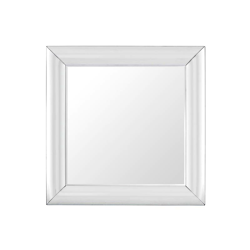 Lustro dolne: 100x100x5 cm - Nowoczesne lustro do każdej przestrzeni, dodające elegancji i optycznego powiększenia Twojemu wnętrzu. Wymiary: 100x100x5 cm - Szerokość: 100 cm, Głębokość: 5 cm, Wysokość: 100 cm.