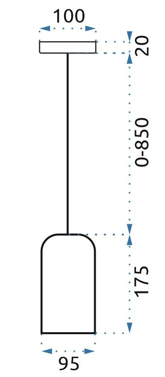 Długość kabla: 850 mm, gwint E27