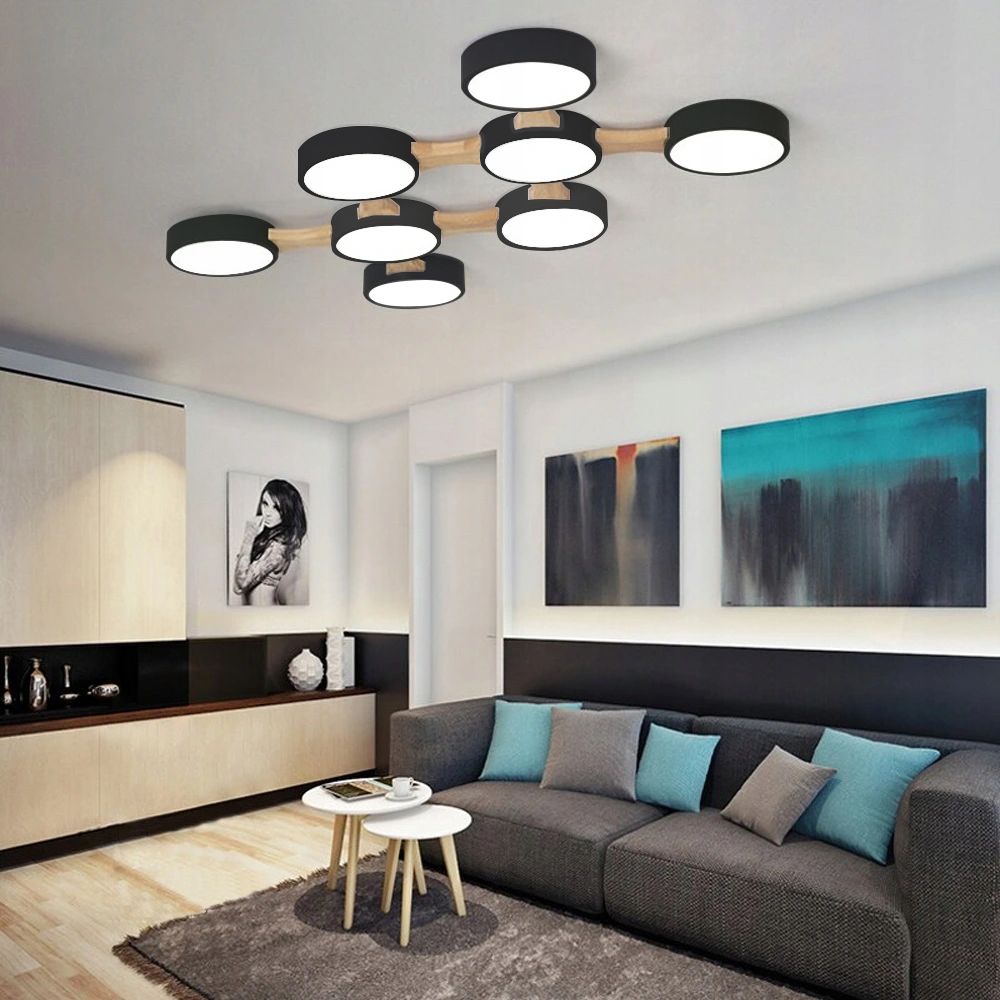 Lampa sufitowa Counterpoint o nowoczesnym charakterze.