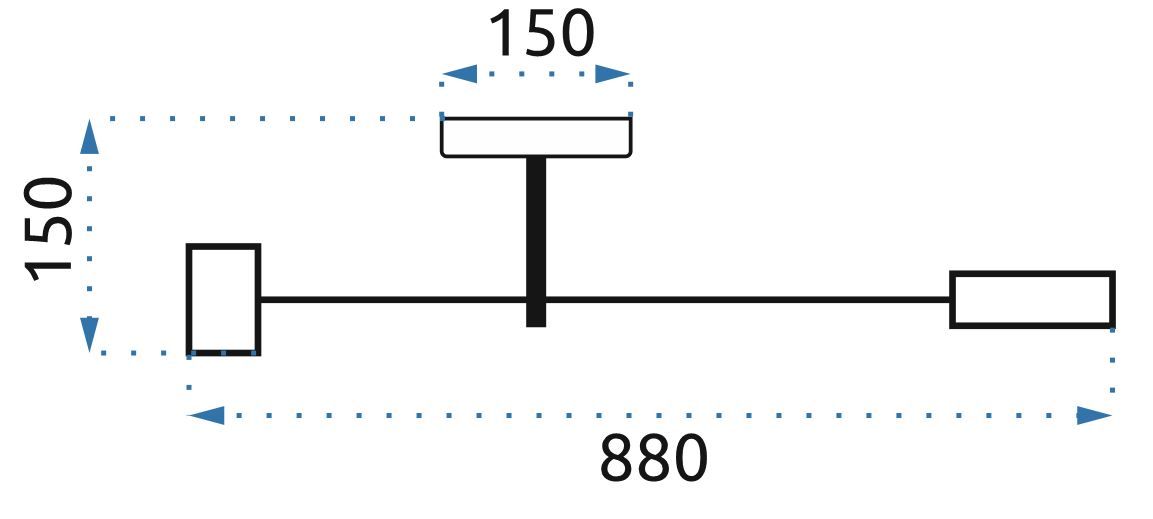 Geometryczne kształty stanowią odważny i stylowy dodatek.