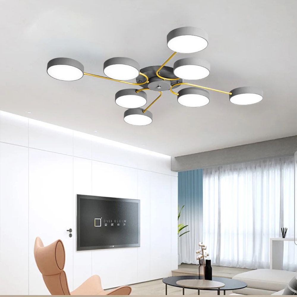 Stylowa lampa sufitowa Counterpoint o nowoczesnym wyglądzie.