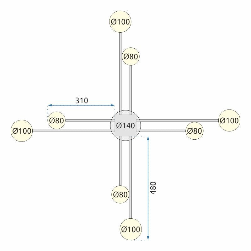 Geometryczne wzory zapewniają efektowny i stylowy wygląd.
