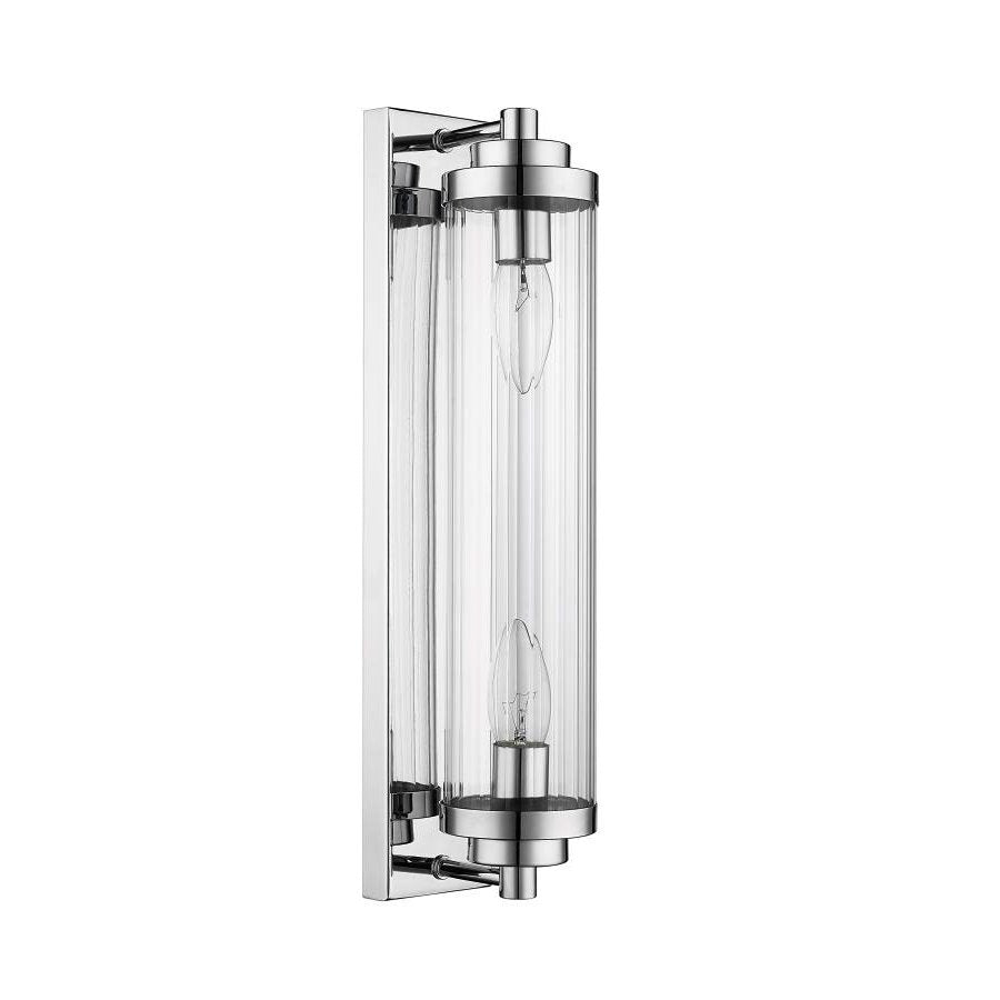 Nowoczesna lampa ścienna marki Gascogne o eleganckim srebrnym designie