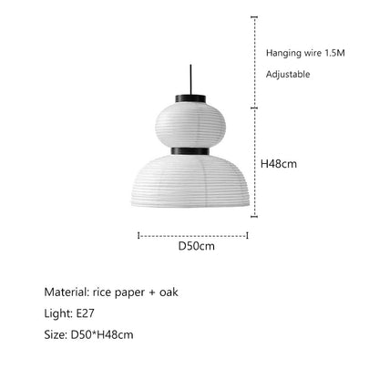 Sposób montażu: lampa wisząca na sznurku z jednym źródłem światła