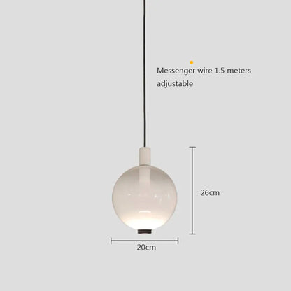 Lampa wisząca Nick Divina na sznurku, idealna na 5-10 m²