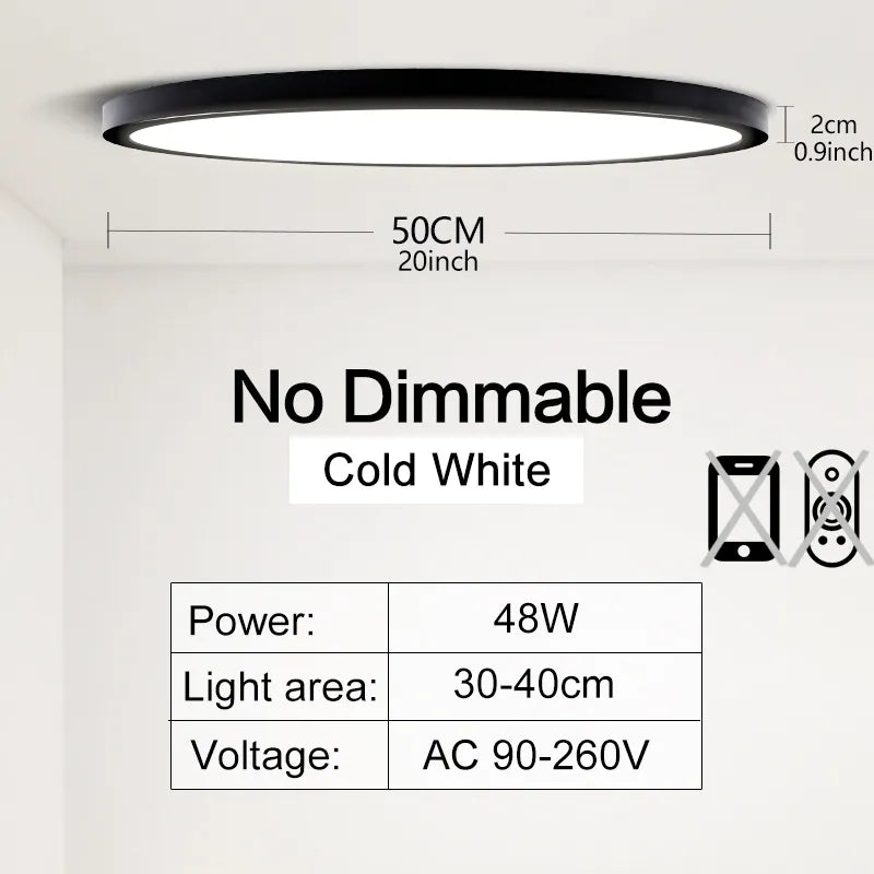 Lampa sufitowa Tunis/Aurora do oświetlenia powierzchni 30m²