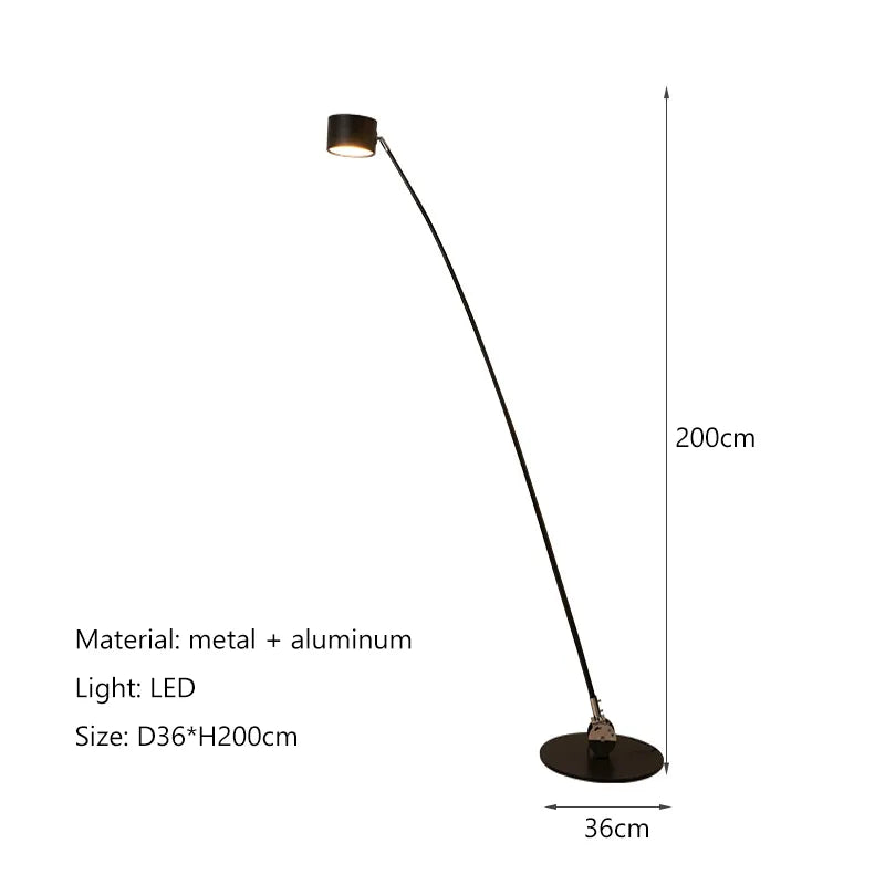 Stylowa lampa podłogowa LED