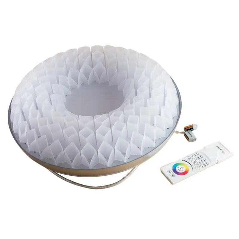 Nowoczesna lampa sufitowa LED Shaw o mocy 40W, 2,3 kg, zasilacz AC, możliwość ściemniania.