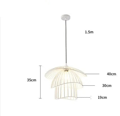 Elegancka lampa wisząca Lena Papillon na sznurku