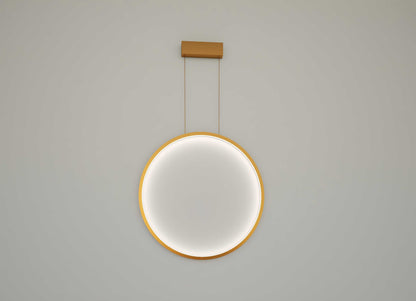 Lampa Desiree / Ring Moon z ciepłą lub neutralną barwą światła