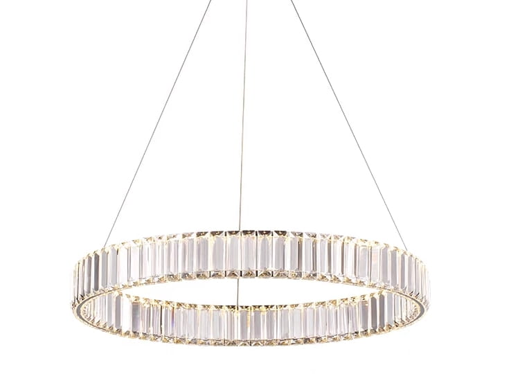 Lampa wisząca Jewel ze złota, metalu i szkła, 60 W, design Teheran.