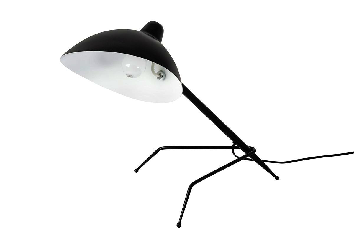 Designerska lampa biurkowa , 51,5x27x37,5 cm, czarna