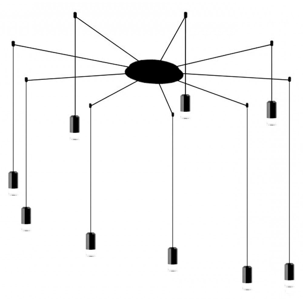 Lampa wisząca Wireflow Turner w eleganckim, modnym lofcie