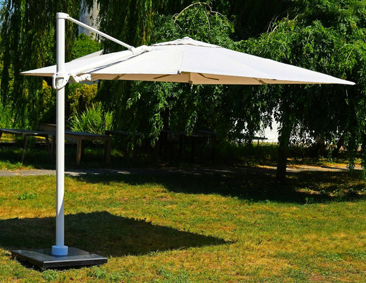 Parasol ogrodowy Madyson 300x300 cm w kolorze niebieskim