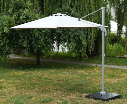 Parasol ogrodowy Burgess 350 cm - elegancki biały design