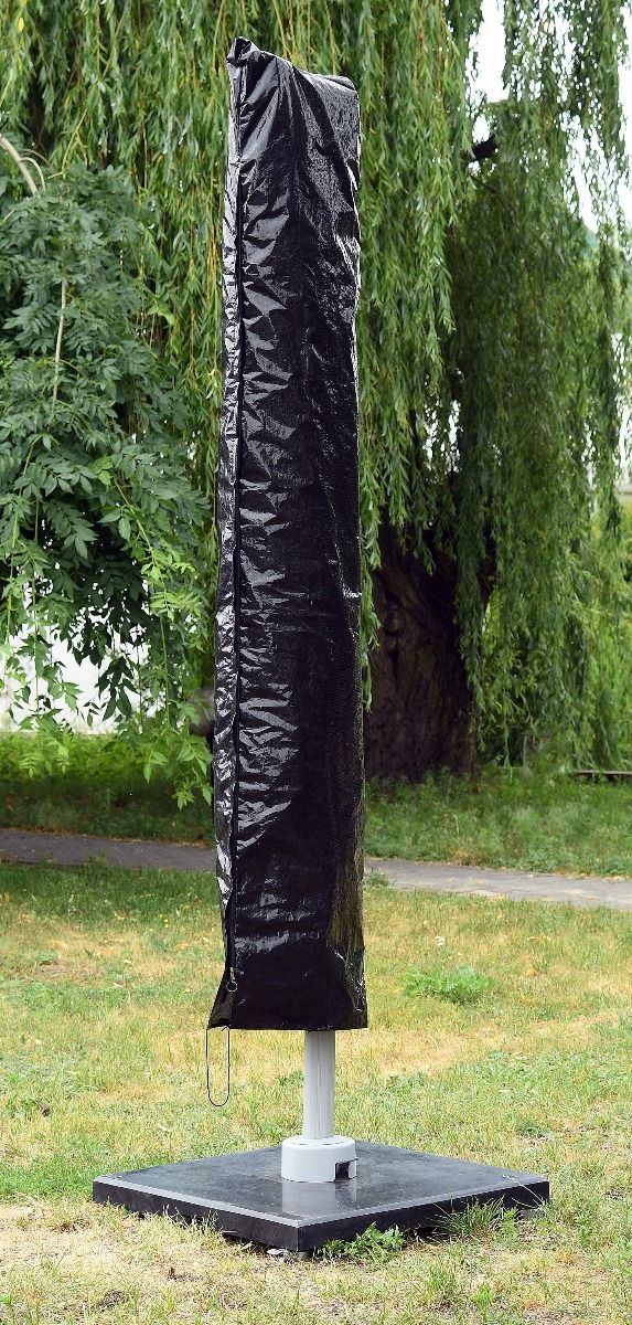 Parasol ogrodowy Burgess 350 cm - elegancki biały klosz