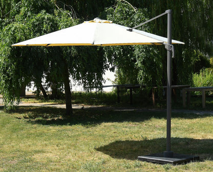 Parasol ogrodowy Burgess 350 cm - konfigurowalny i odporny na warunki atmosferyczne