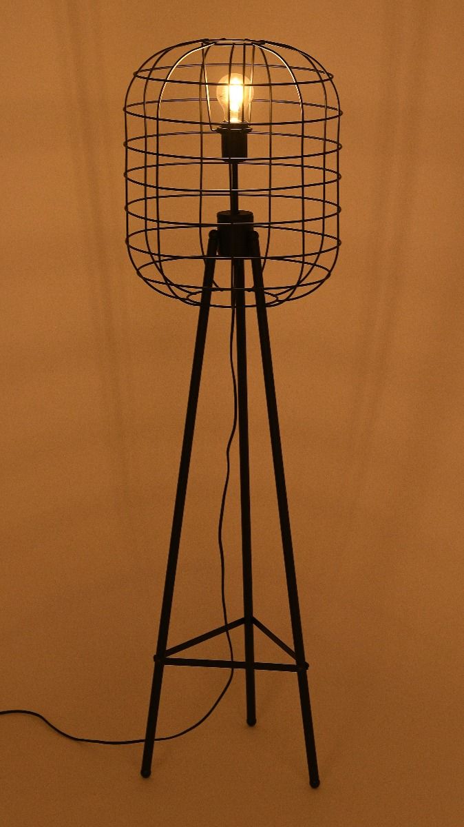 Elegancka lampa podłogowa Beasley 36 x 36 x 157 cm, która rozjaśni Twoją przestrzeń.