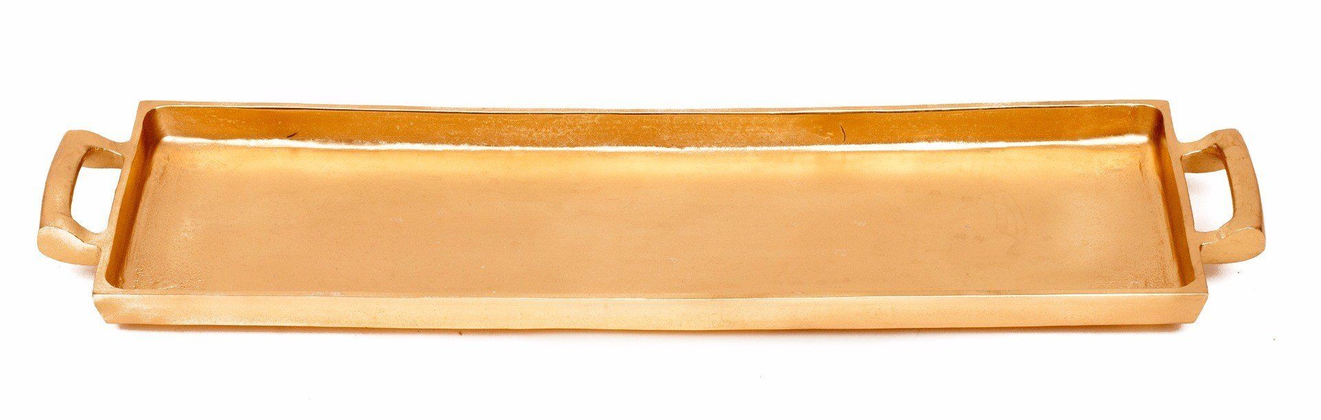 Stylowa, złota/mosiężna taca Gillespie Age Tray 50 x 3 cm