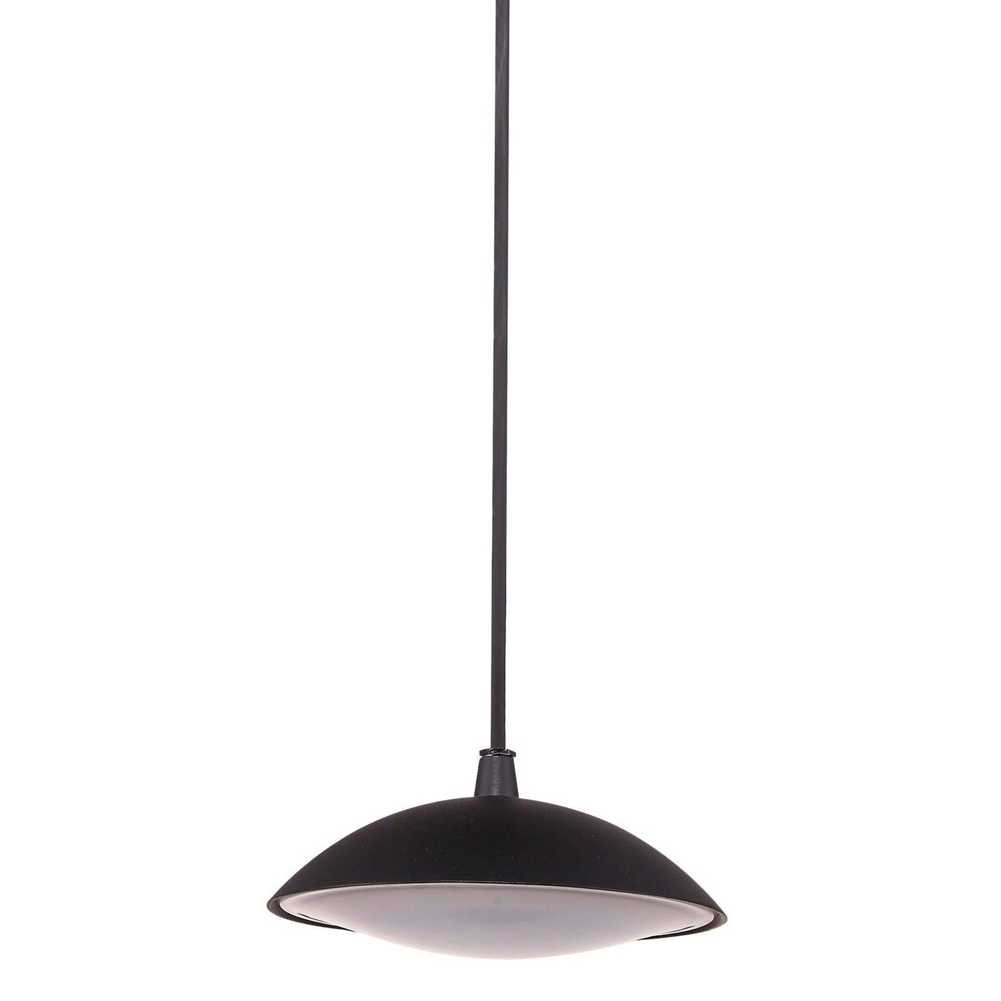 Elegancka czarna lampa wisząca Krystal z możliwością dostosowania do własnych preferencji, moc 12 W, stopień ochrony IP44, wysokość 8,4 cm, gwint LED i materiał aluminiowy w atrakcyjnej cenie.