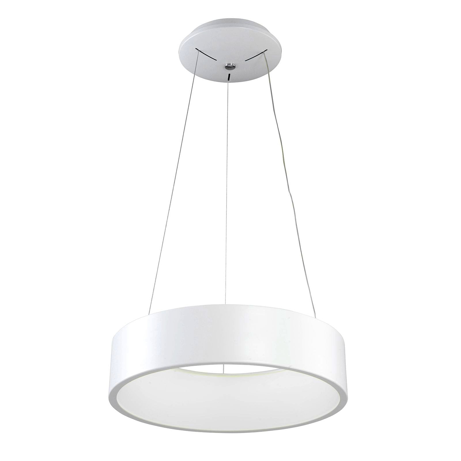 Elegancka czarna lampa wisząca Huddleston o mocy 32W i stopniu ochrony IP20