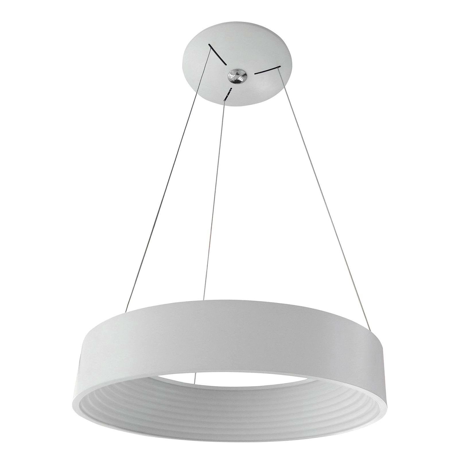 Elegancka czarna lampa wisząca Nikhil wykonana z aluminium i akrylu