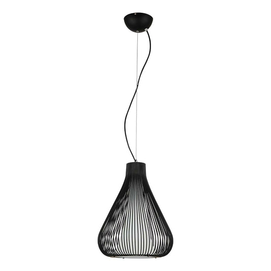 Elegancka czarna lampa wisząca Atticus z możliwością dostosowania do Twoich potrzeb, w zaskakująco niskiej cenie. Moc 60W, IP20, wysokość 130cm.