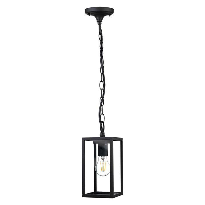 Lampa wisząca Darby w kolorze grafitowym do ogrodu - Styl industrialny, IP44