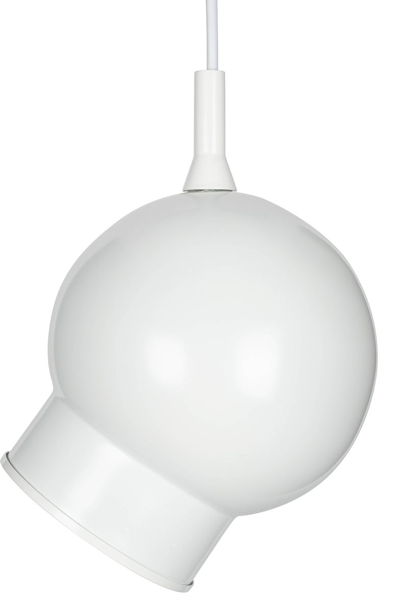 Designerska lampa Ogle w kolorze białym