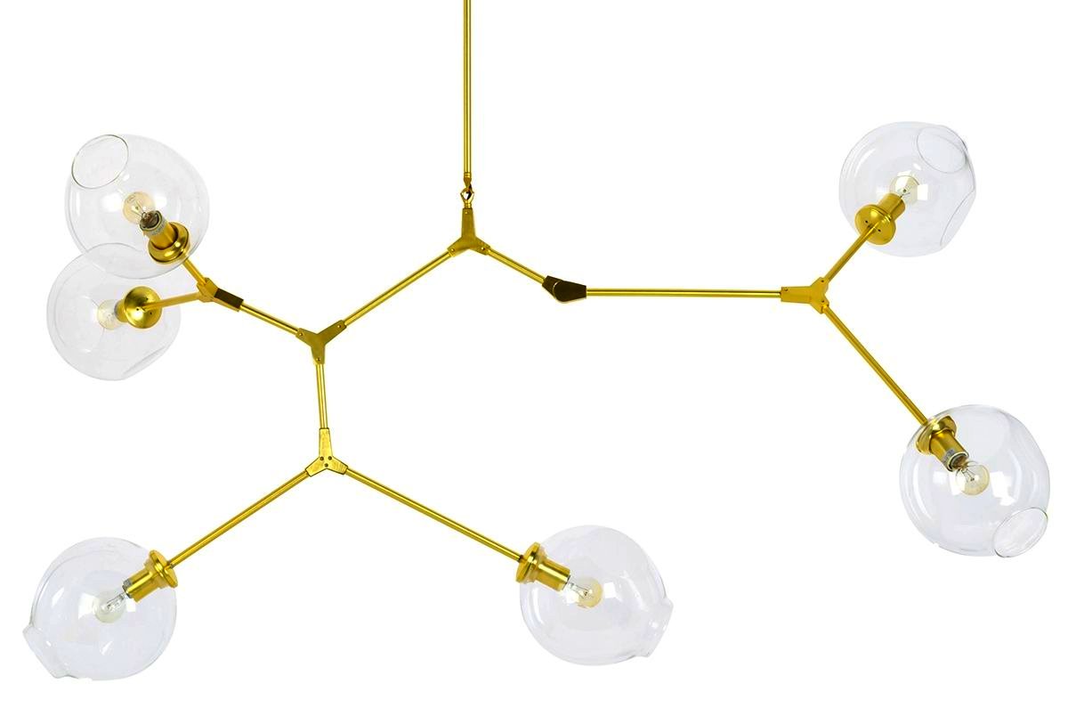 Lampa Branching Bubble Lorene w kolorze złotym, inspirowana gałęziami drzew.