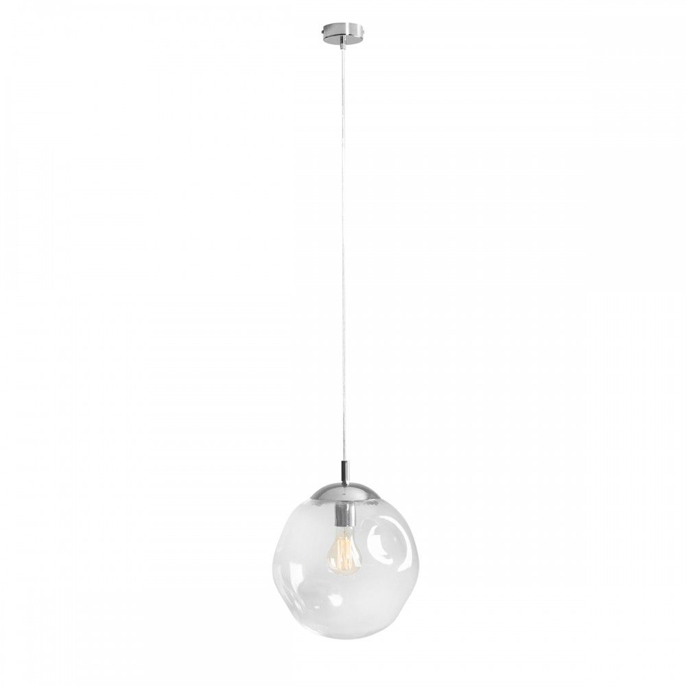 Minimalistyczna szklana lampa do nowoczesnych wnętrz