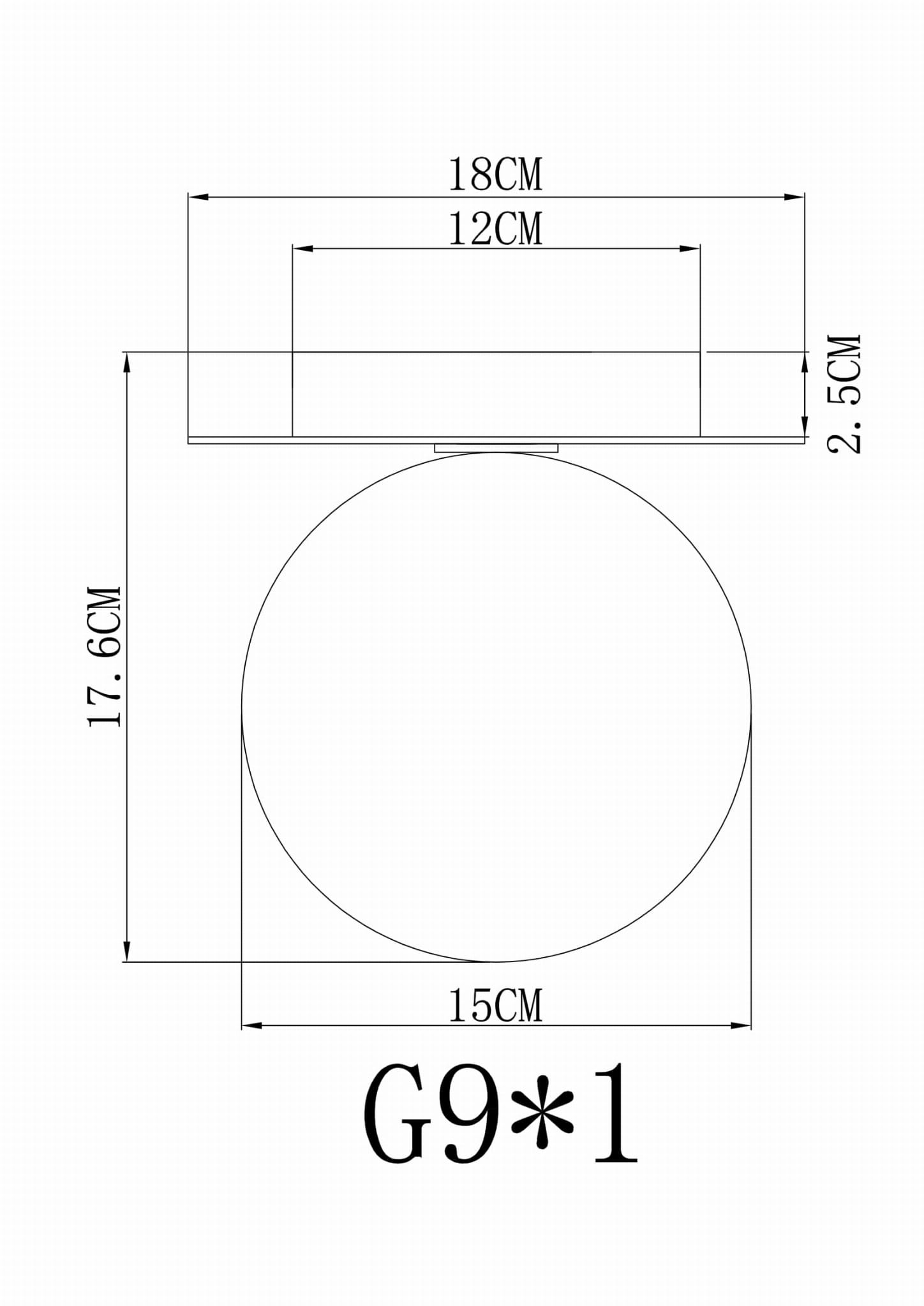 Elegancka lampa LED o mocy 5W z wymiennym źródłem światła i stopniem ochrony IP20.