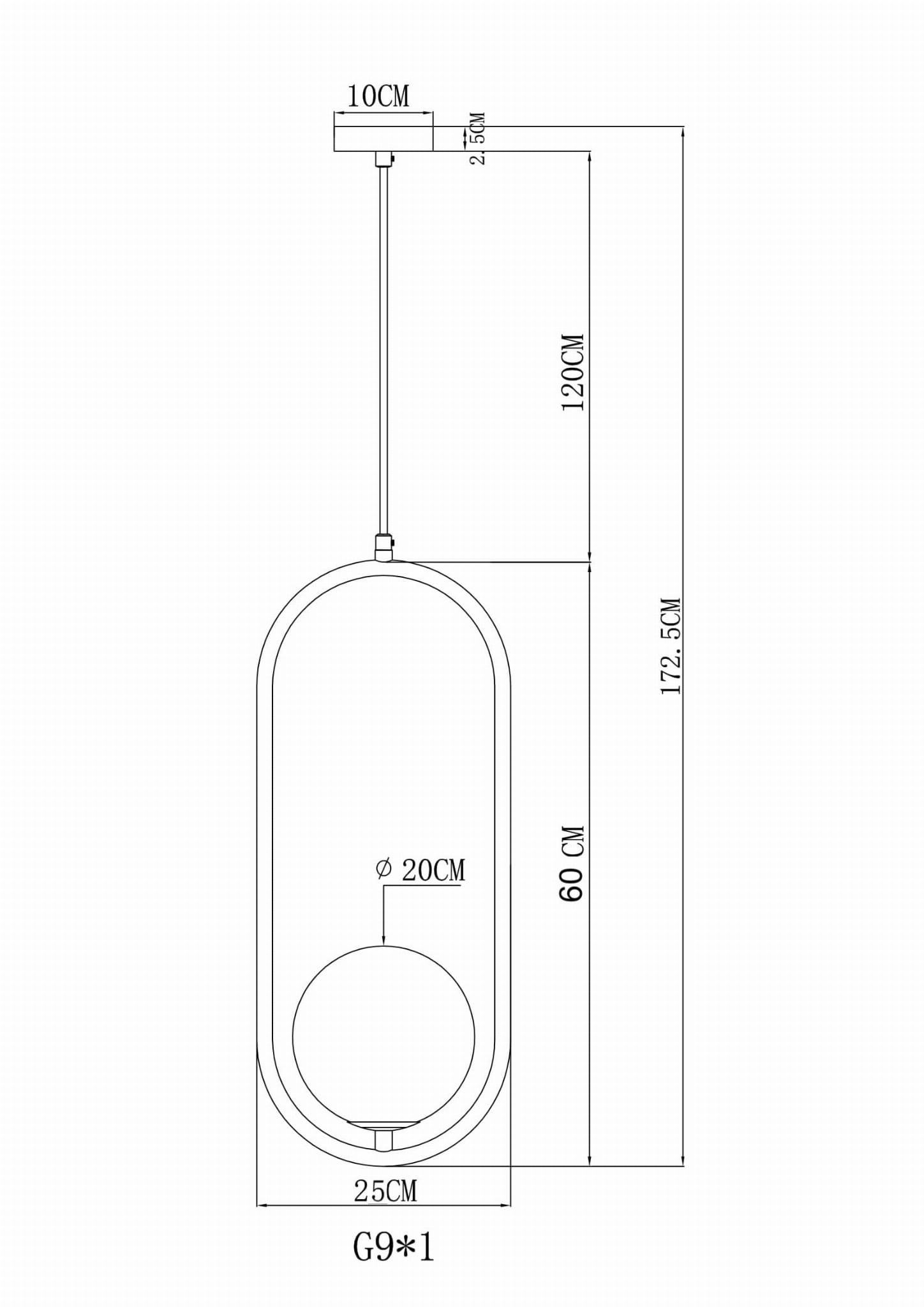 Długość kabla/zawiesia: 130 cm, gwint E27, zasilanie sieciowe