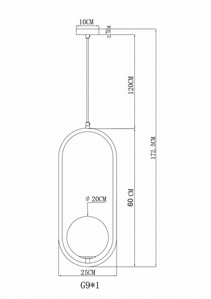 Długość kabla/zawiesia: 130 cm, gwint E27, zasilanie sieciowe