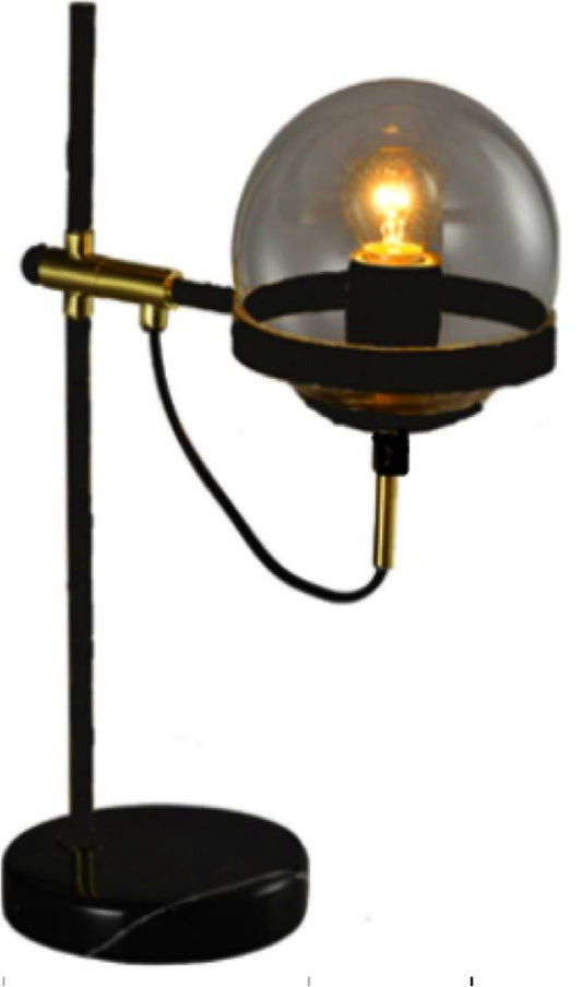 Elegancka lampa stołowa Gino Sarfatti w matowej czerni, 40 W, o eleganckim wyglądzie