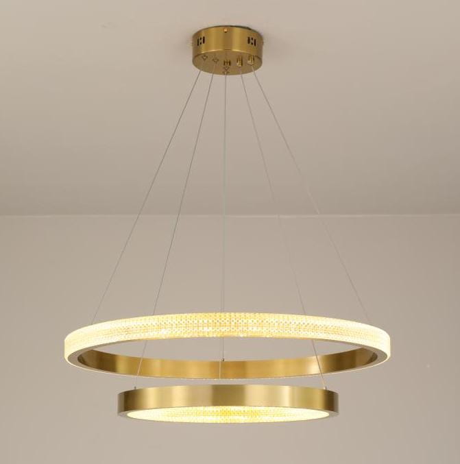 Lampa wisząca Solange / Aura o średnicy 40 cm