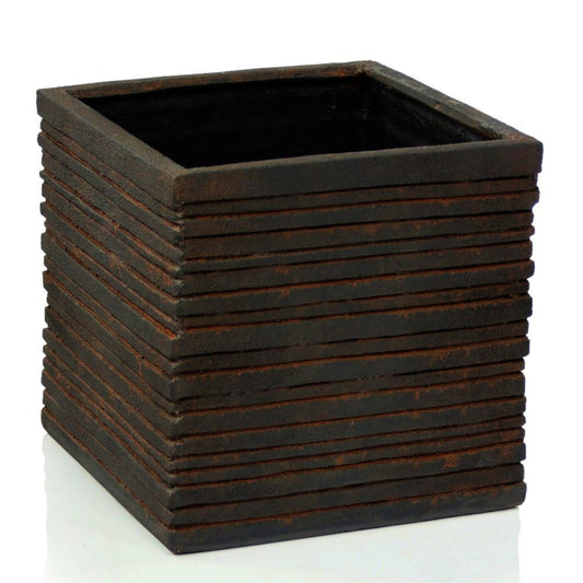 Donica Kasandra w kolorze białym - Plastikowa doniczka, 43x43x40 cm