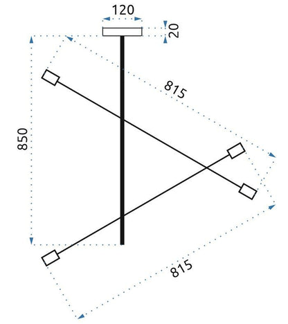 Lampa wisząca Highwire idealna do wystroju pokoju dziecięcego