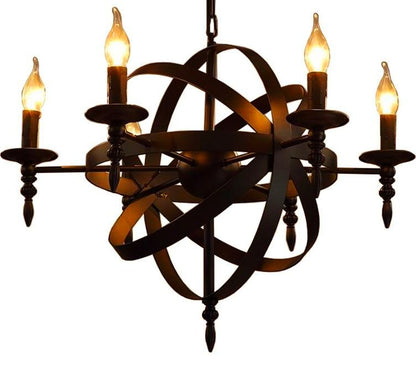 Elegancka lampa Inocencia Armillary o metalowym designie, idealna do każdego wnętrza.